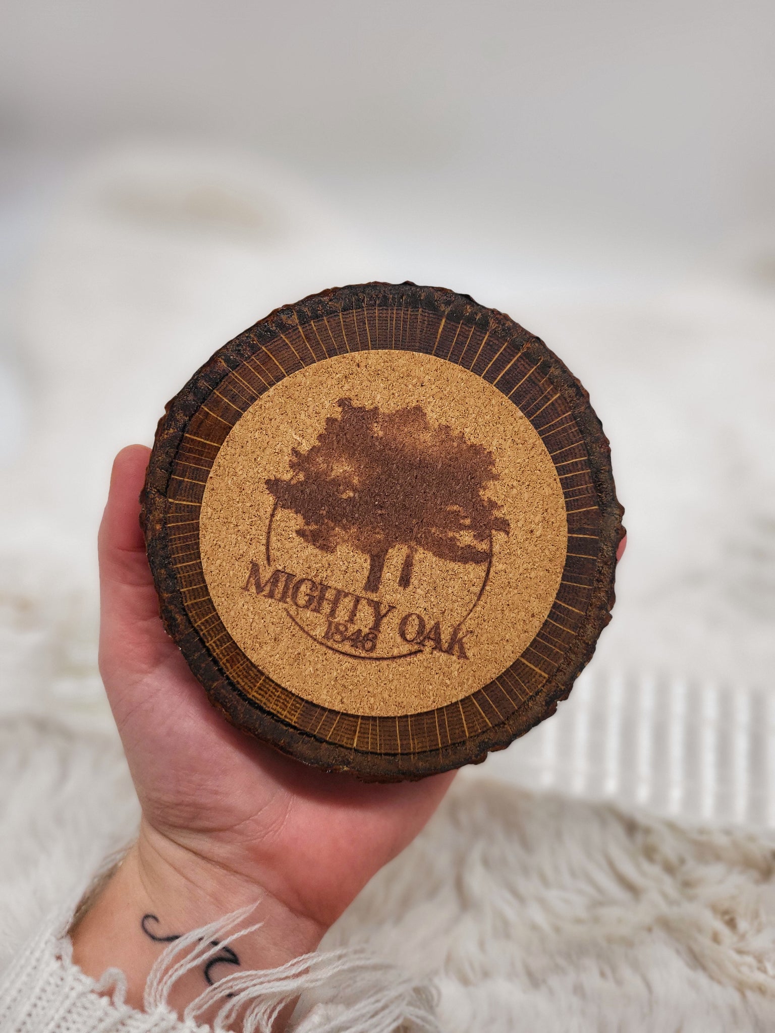 Mighty Oak 1846 Set of 4 Coasters by Jen DuPont