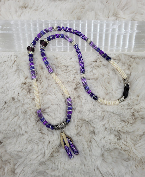 Oneida Tribe Handmade Beaded Necklace