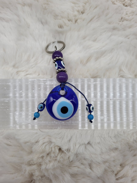 Evil Eye Glass Keychains