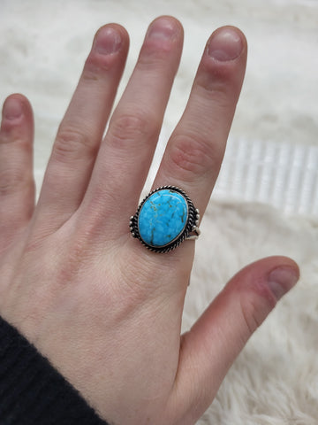 Navajo Turquoise Sterling Silver Rings