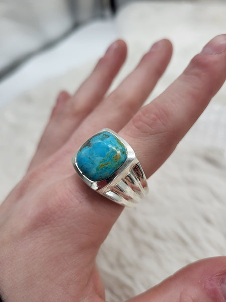 Men’s Navajo Turquoise Sterling Silver Rings