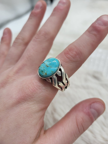 Men’s Navajo Turquoise Sterling Silver Rings