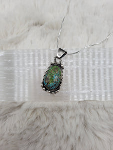 Navajo Turquoise Sterling Silver Pendants