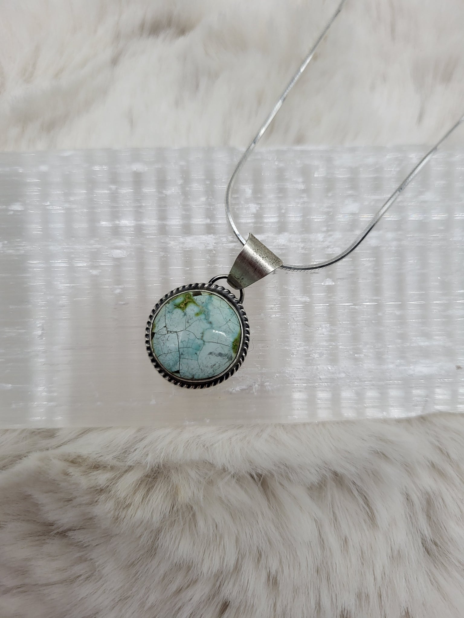 Turquoise Sterling Silver Pendant