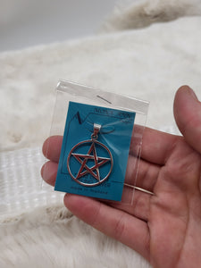 Sterling Silver Pentacle Necklace