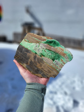 Polished Variscite Slab