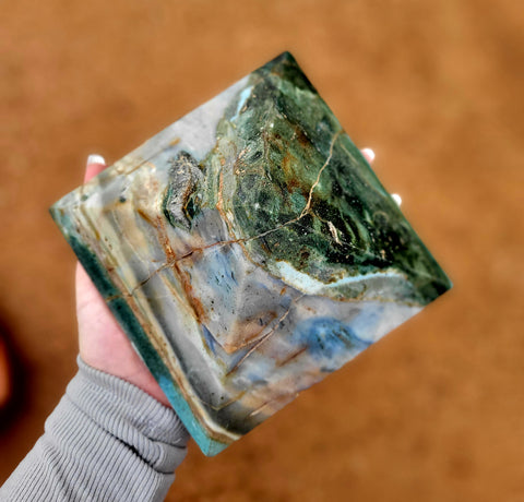 Ocean Jasper Pyramid