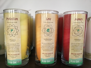 Red Chakra Candle - Money - The Pearl of Door County