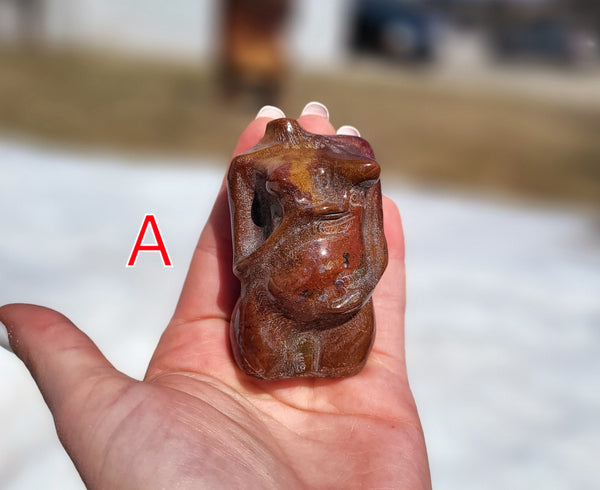 Ocean Jasper Pregnancy Bodice Carvings