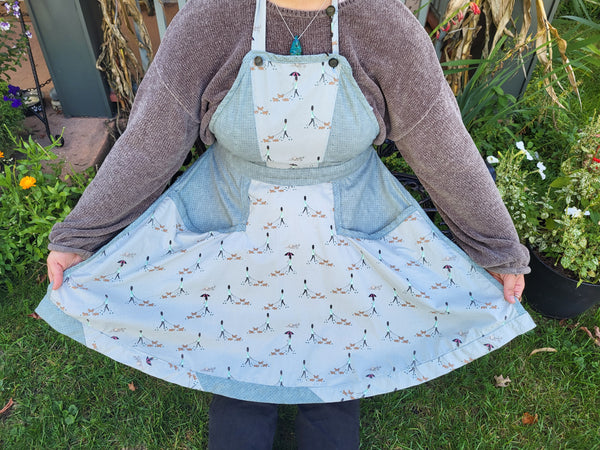 “Corgis Walking” - Full Apron by Mikaela Benner