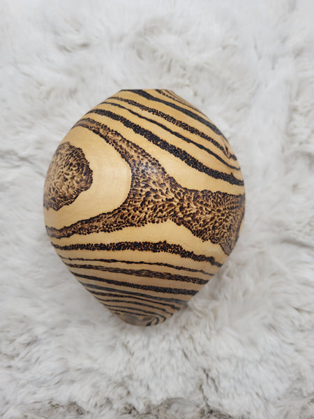 Wood Burned Vase - Joe Krebsbach