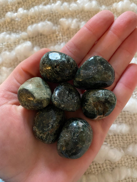 Polished Seraphinite - Pocket Stone