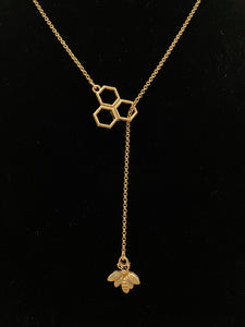 Bee With Me Gold Plated Necklace - Ellison + Young