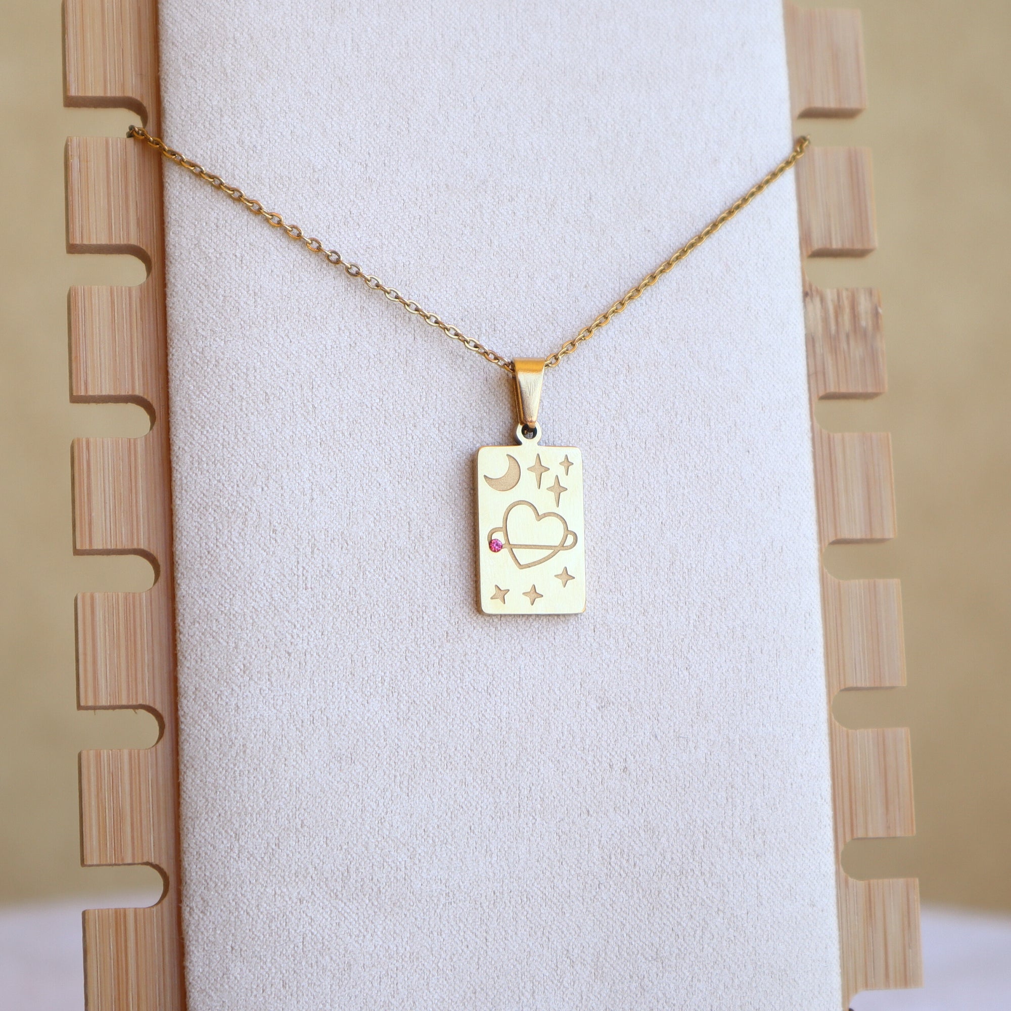 Gold Plated Spiritual Love Necklace