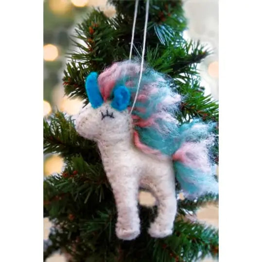 Felt Unicorn Ornament