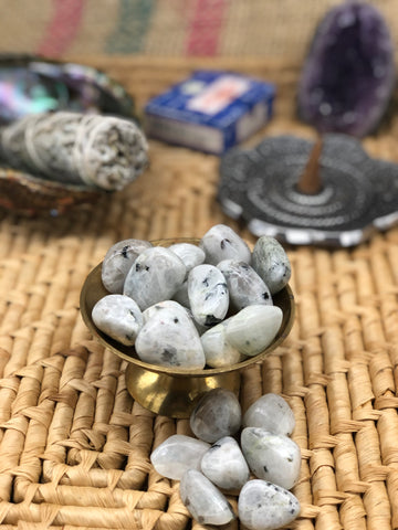 Polished Rainbow Moonstone - The Pearl of Door County