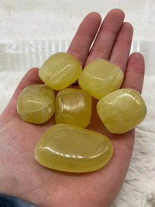 Lemon Calcite - Pocket Stone
