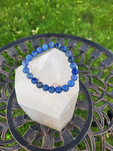 Blue Quartz Elastic Bracelet