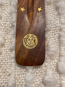 Zodiac Wood Incense Burners