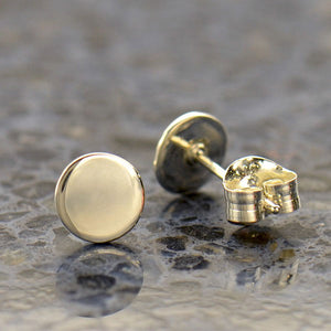 Sterling Silver Dot Stud Earrings