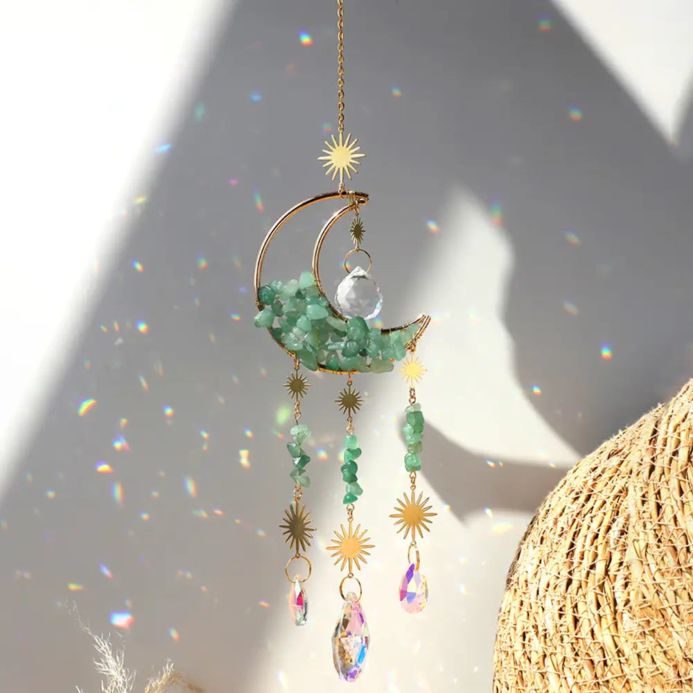 Crystal Moon Prism SunCatchers