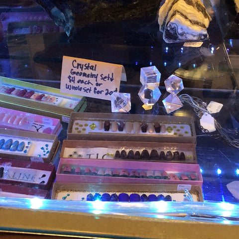 Clear Quartz Crystal Geometry Set