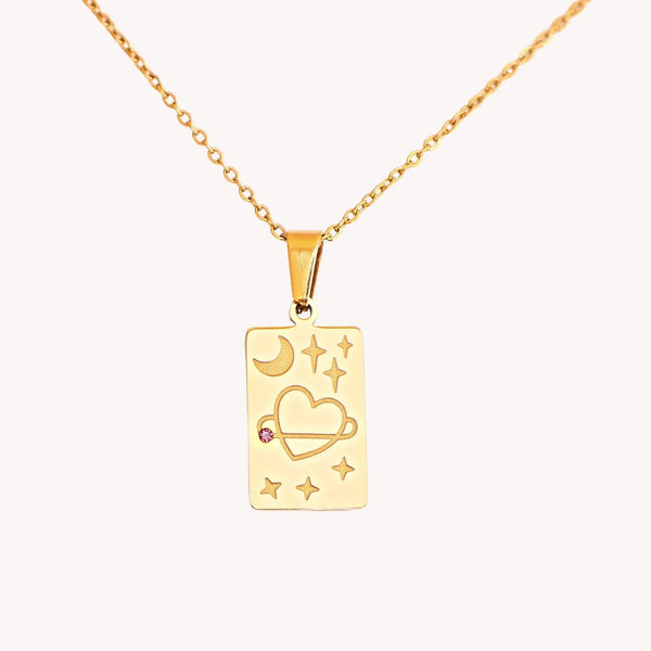 Gold Plated Spiritual Love Necklace