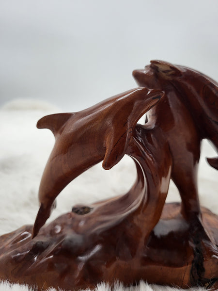 Dolphin Carving - Joe Krebsbach