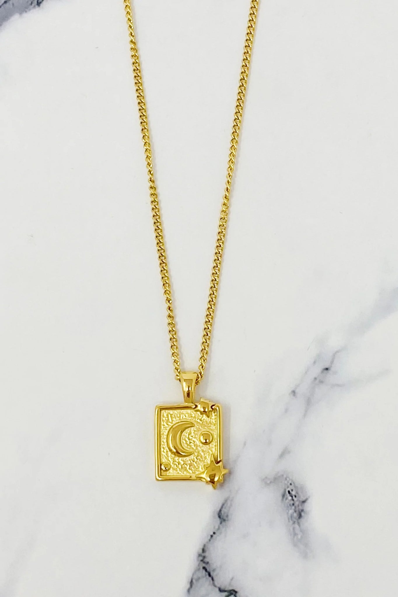 Ellison+Young Over The Universe Gold Plated Necklace