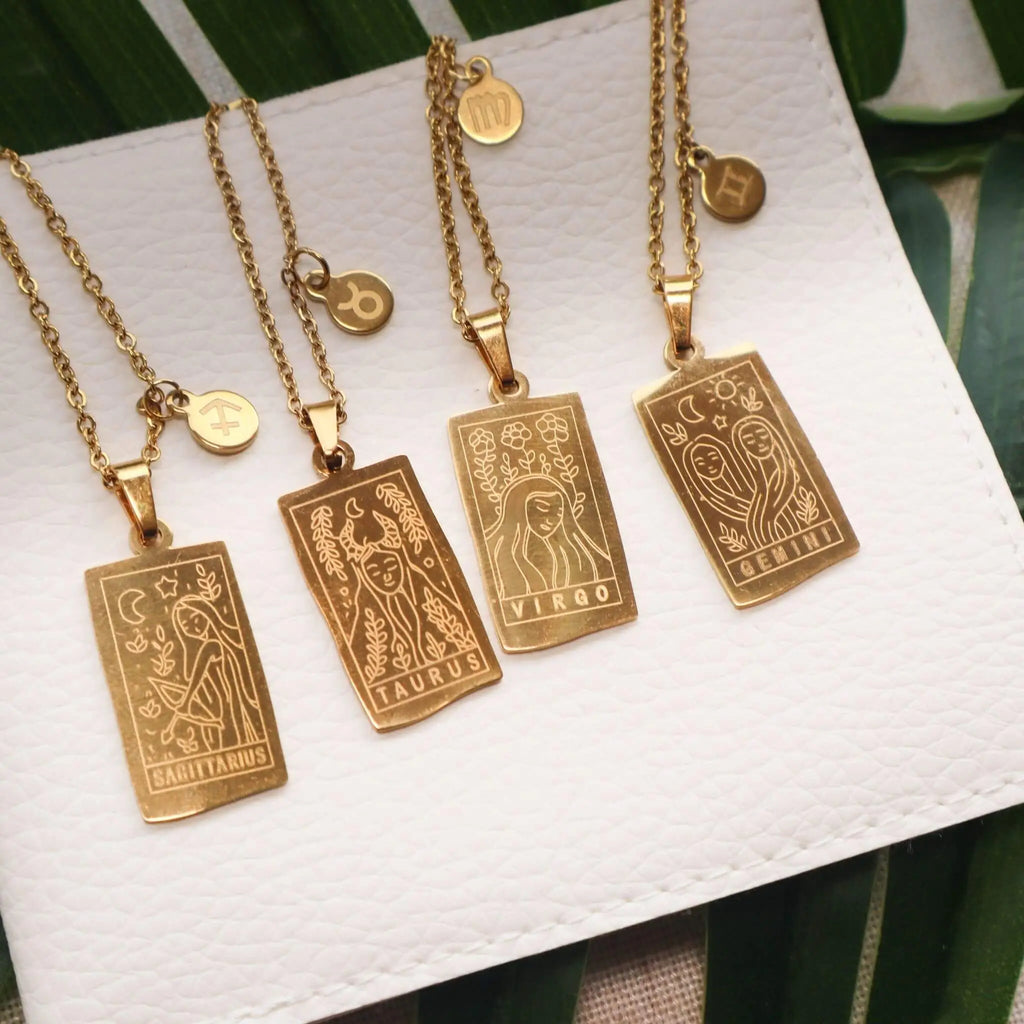 Scorpio Astro Pendant Necklace, 14k Yellow Gold | Women's Necklaces |  Miansai