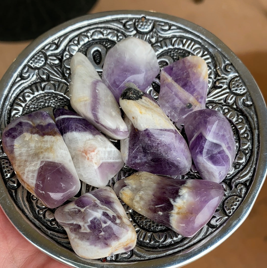 Polished Chevron Amethyst - The Pearl of Door County