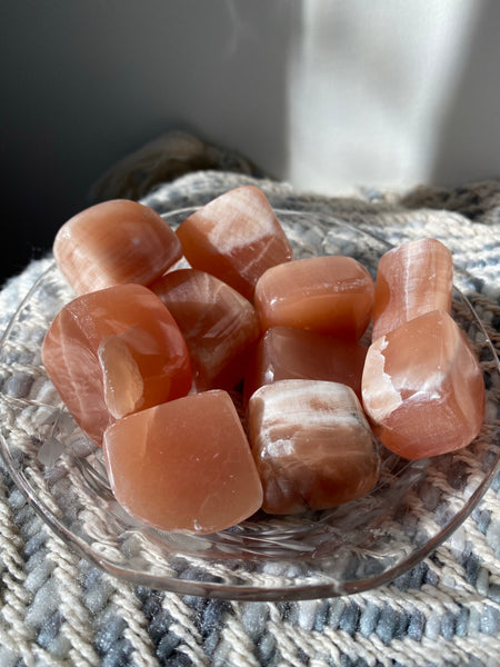 Polished Peach Calcite
