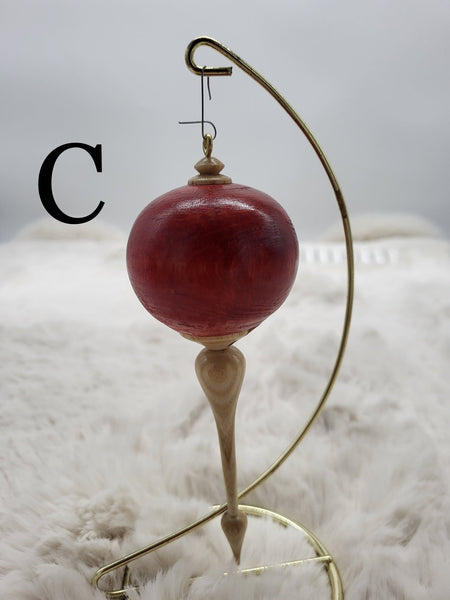 Wood Ornaments with Finial - Joe Krebsbach