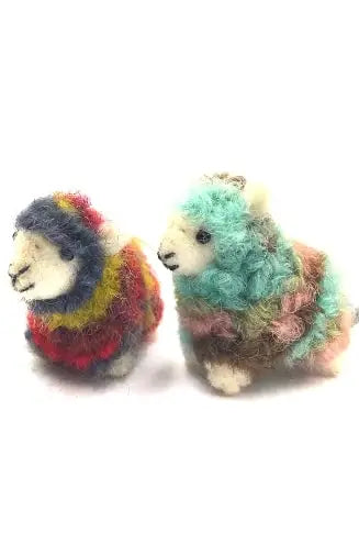 Mini Rainbow Sheep Ornaments