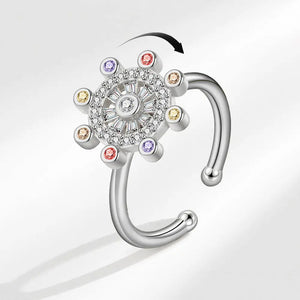 Stainless Steel Adjustable Fidget Wrap Rings
