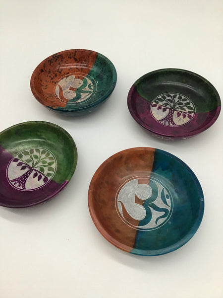 Colorful Soapstone Bowl - The Pearl of Door County