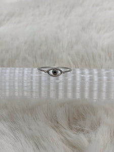 Sterling Silver All Seeing Evil Eye Ring