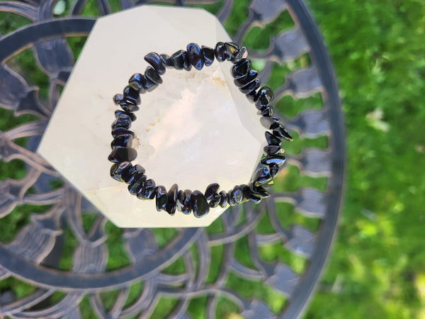 Black Tourmaline Elastic Bracelet